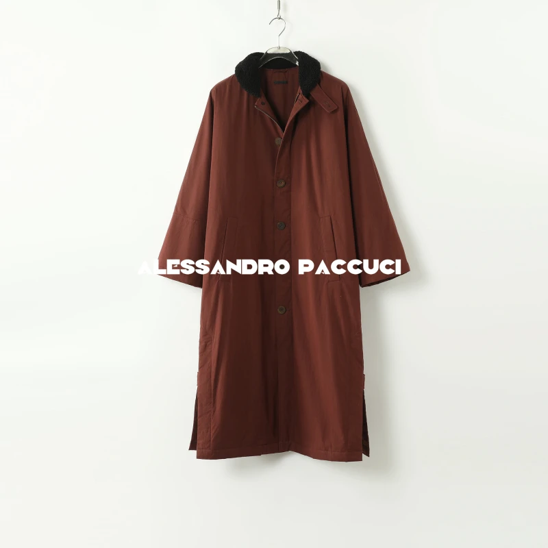 AP洛哥44021DY【文艺感】建议160以上骆驼绒骆驼毛中长款大衣 24冬