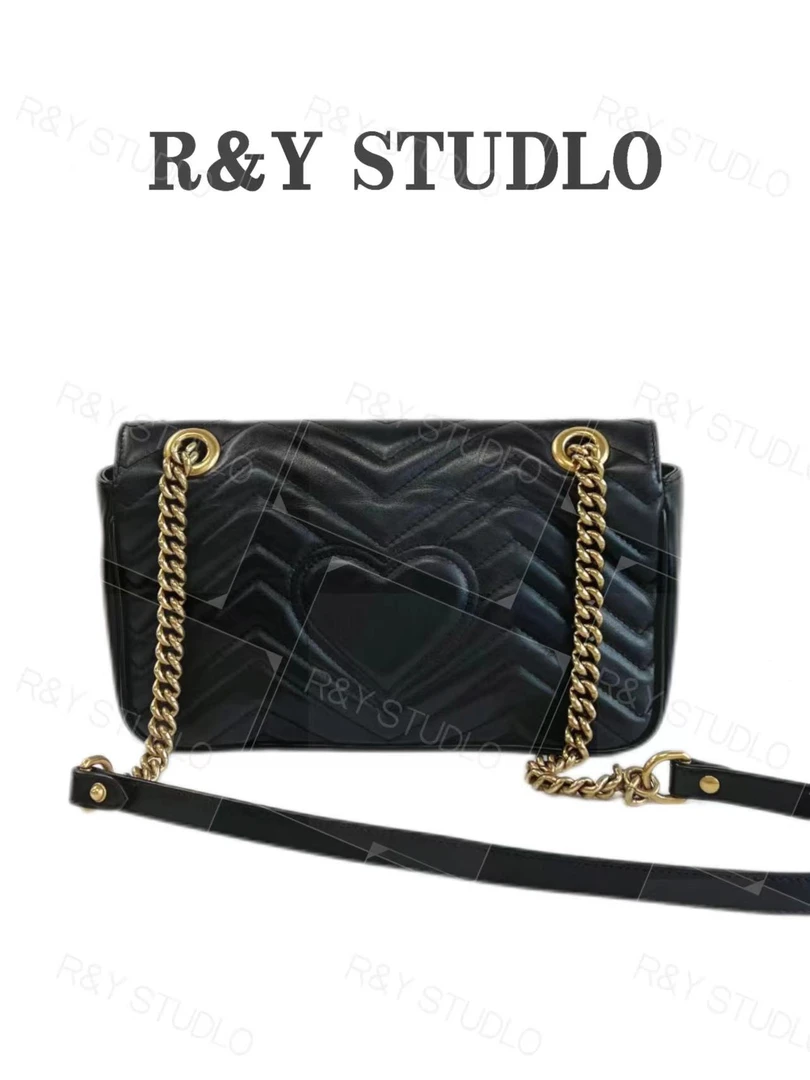 R&Y高定单肩斜挎时尚轻奢气质头层小方包 C00