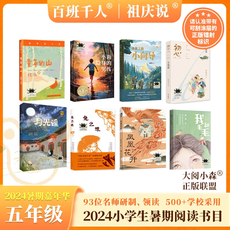 祖庆说2024暑假百班千人五年级课外书童年的山不再隐身的男孩高原