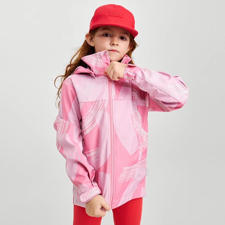 【不参加满赠】reima男女儿童24春季新款户外衣拒水拒风软壳夹克