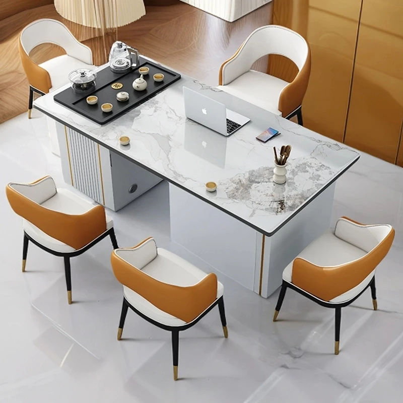 茶具轻奢客厅家用电磁炉阳台茶桌椅泡茶桌全自动两用办公室烧水