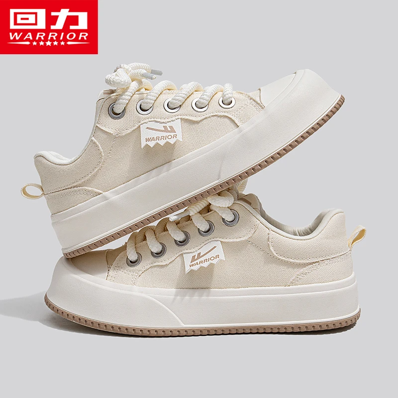 回力女鞋春季低帮时尚百搭休闲鞋厚底增高运动帆布鞋小众ins