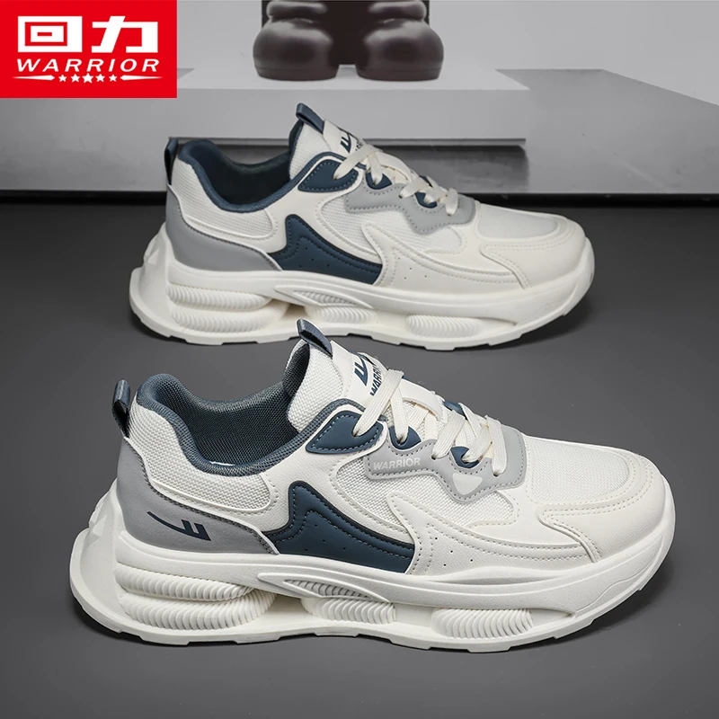 回力男士2024夏季鞋子休闲时尚百搭增高软底轻便学生跑步潮鞋ins