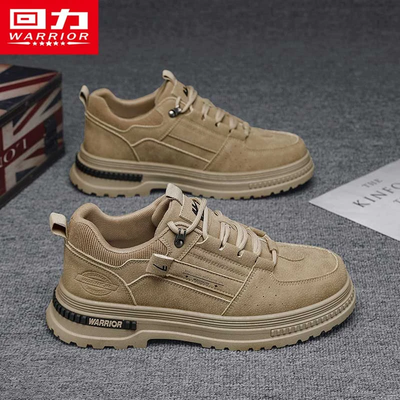 回力男鞋2024年新款秋季厚底新潮时尚休闲百搭登山厚底低帮板鞋