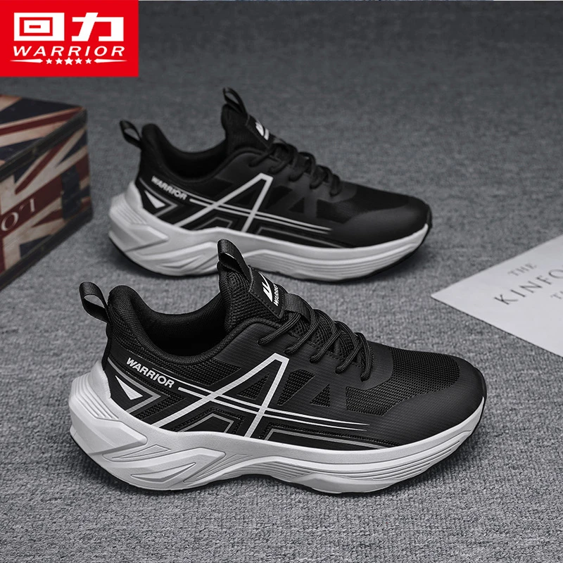 回力男鞋夏季休闲百搭男士秋季轻便透气网面潮流学生防滑跑步潮鞋