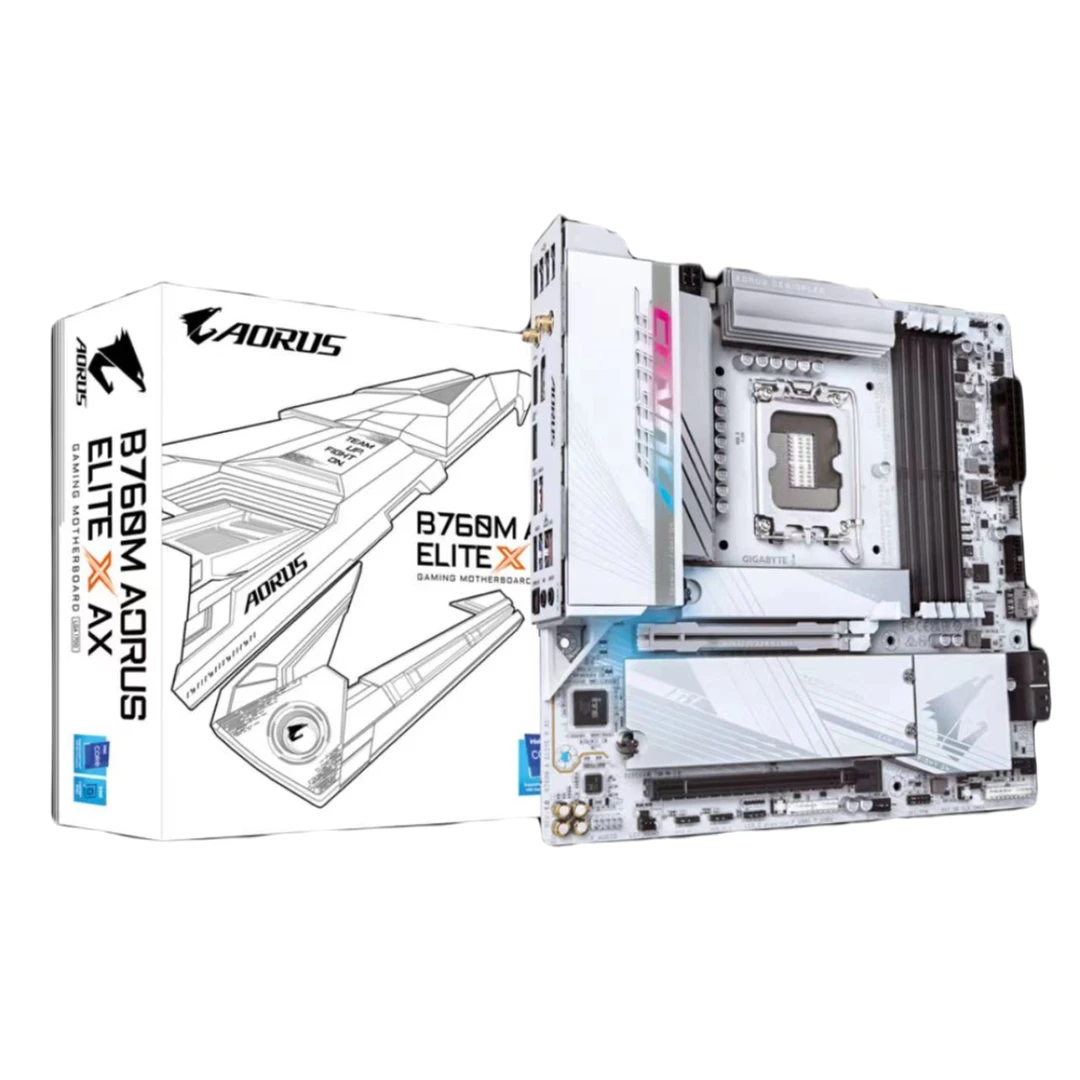 B760M AORUS ELITE X冰雕主板带蓝牙wifi支持14代处理器 套装