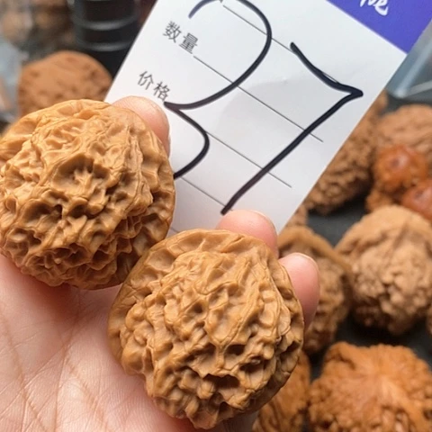 桃核把件E****猫核桃树的