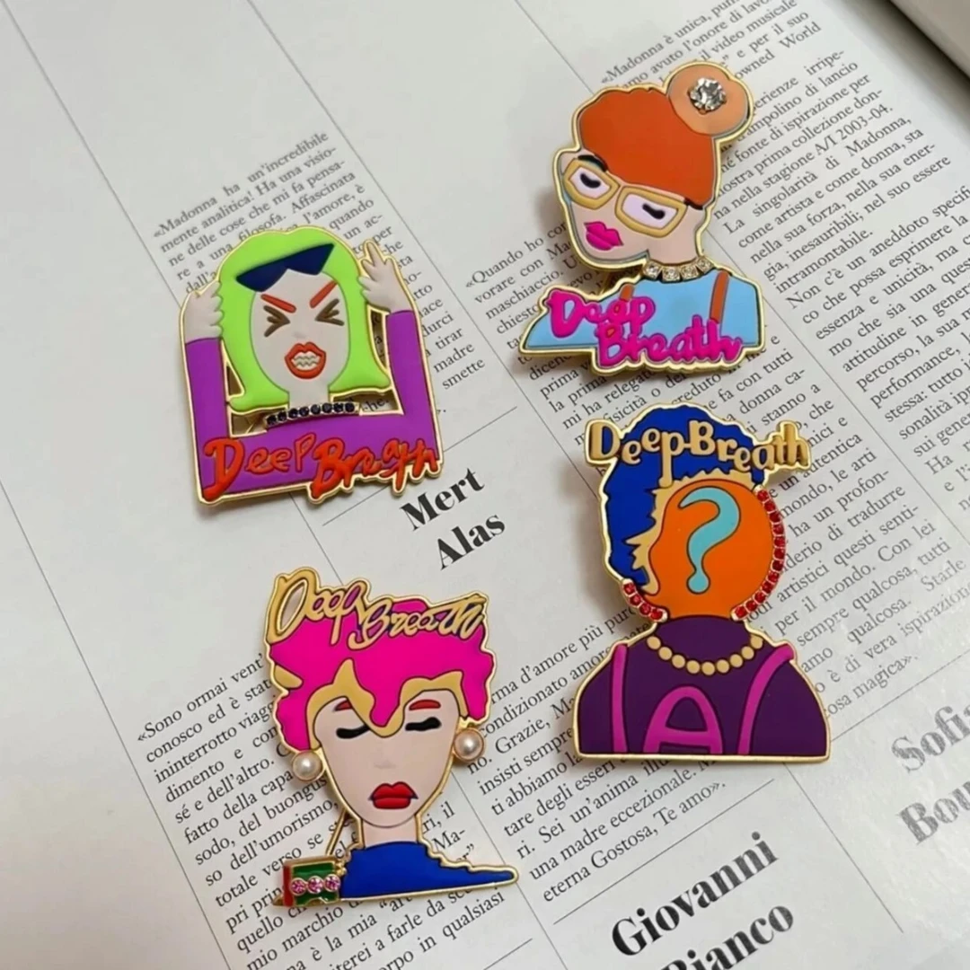 AMASS/阿玛施【商场同款】百搭趣味卡通周记胸针5900448运动