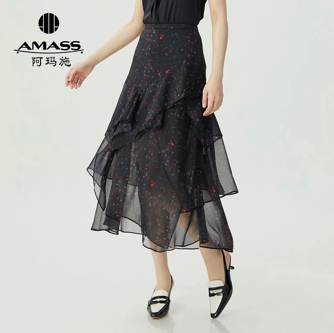 AMASS/阿玛施不规则显瘦女装半身裙5200460