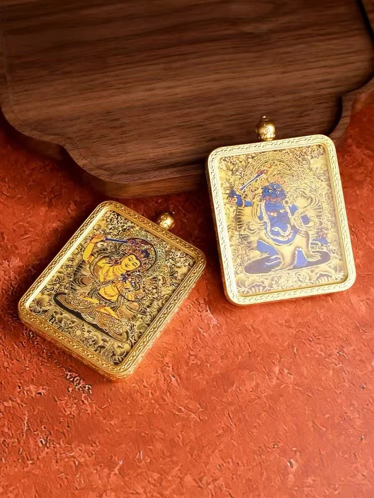 双面全铜【扶摇藏传】热贡风格 藏传 双面 脖挂 精品 高品质