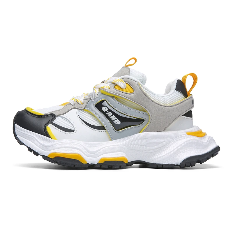 奇安达夏季新款情侣透气潮流厚底百搭时尚复古休闲鞋增高老爹鞋