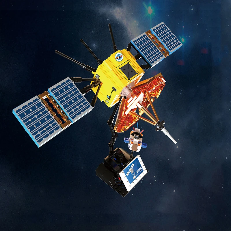 10251航天科技宇宙浩瀚星河卫星拼装积木模型系列