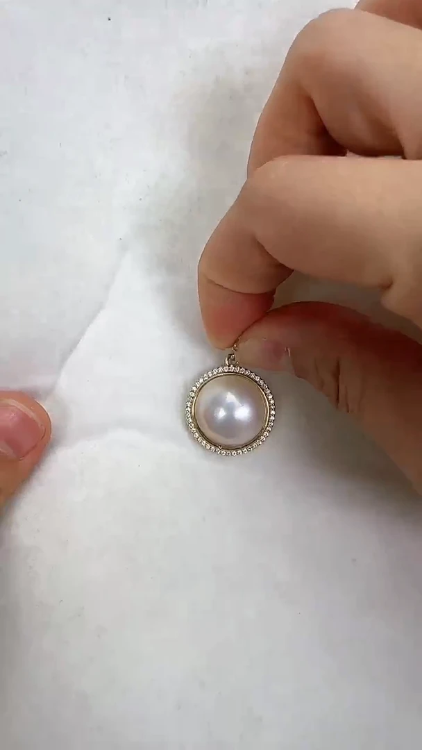 【闪购商品】拼合珍珠（马贝珠）吊坠(不含链)未镶嵌59.99