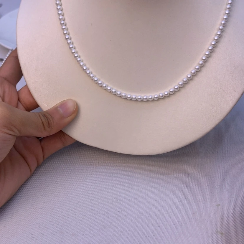 【闪购商品】淡水珍珠颈饰18K金镶嵌糖***妈