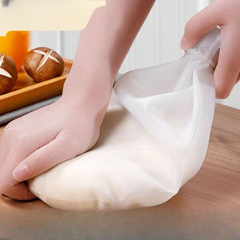 【厨房硅胶和面袋 】加厚不沾手揉面袋家用烘培醒面揉面袋子不粘