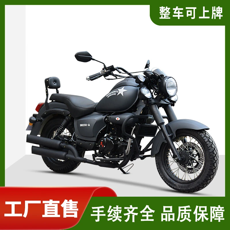 赛摩全新跑车叛逆者机车复古太子车摩托车宗申隆鑫油冷整车可上牌