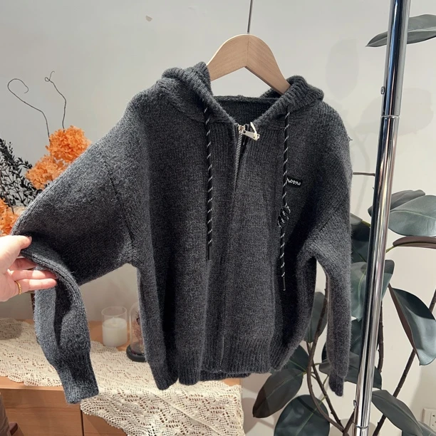 W童品，萌娃穿搭2024套装秋季新款女童中大童套装洋气韩版毛衣832