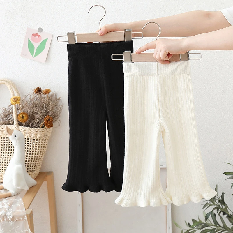 女童毛线裤针织裤