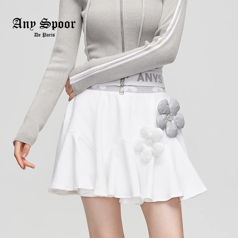 【老板娘夏天】AnySpoor2023时尚秋季新款休闲百搭半身短裙33128