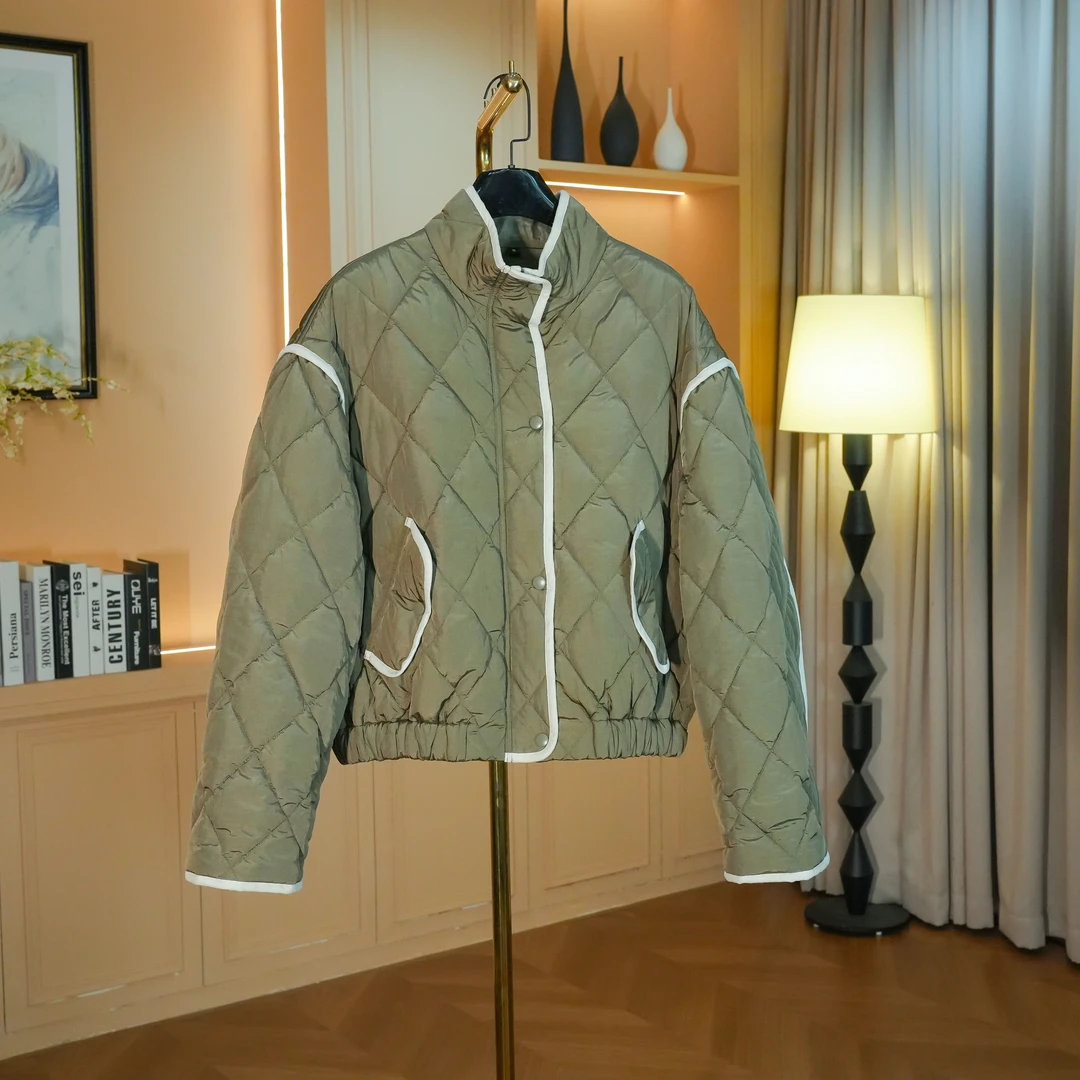 KAISIO秋冬新款时尚设计气质百搭加厚保暖棉服外套2410035