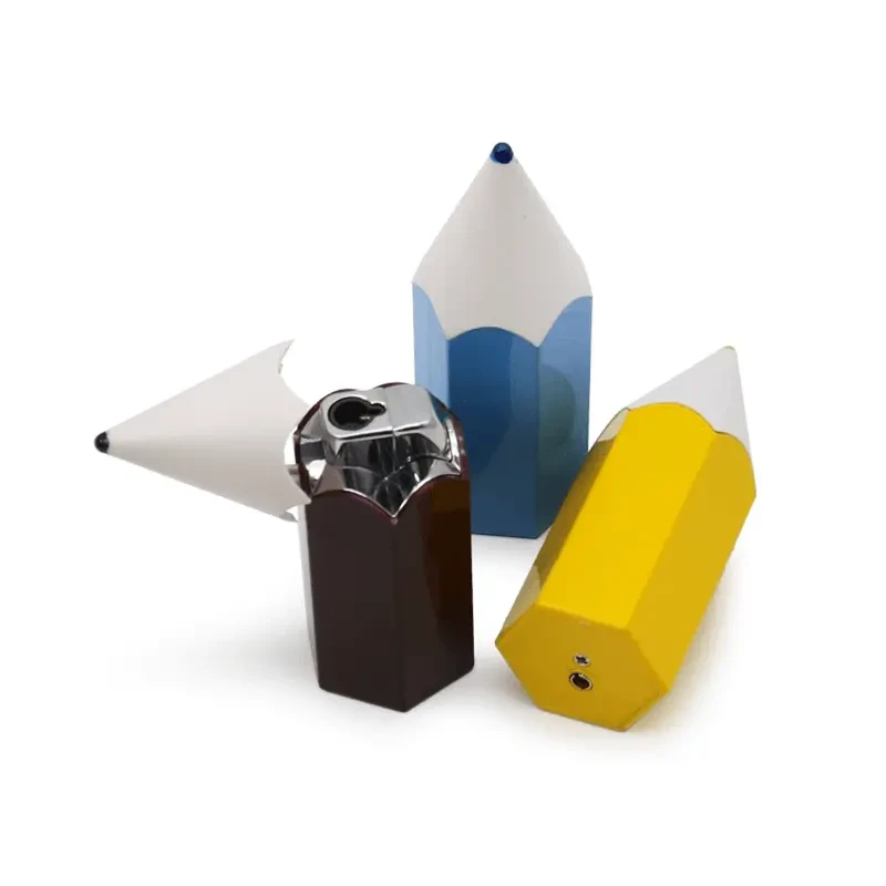 【梦笔生花】新款创意稀奇古怪整蛊铅笔头式防风打火机搞笑网红款