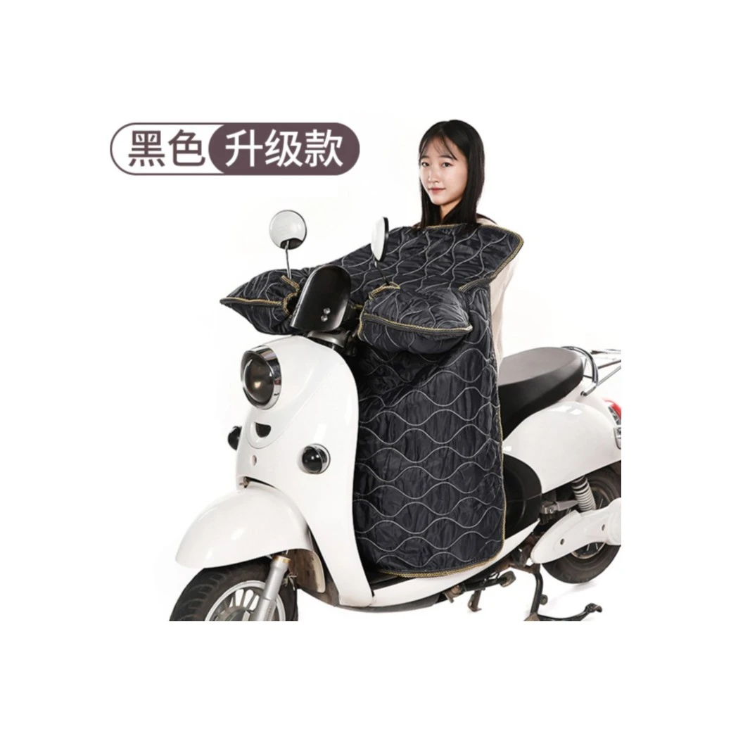 颜色款式随机内衬棉防水冬天加绒加厚挡风罩电动车摩托挡风被骑行