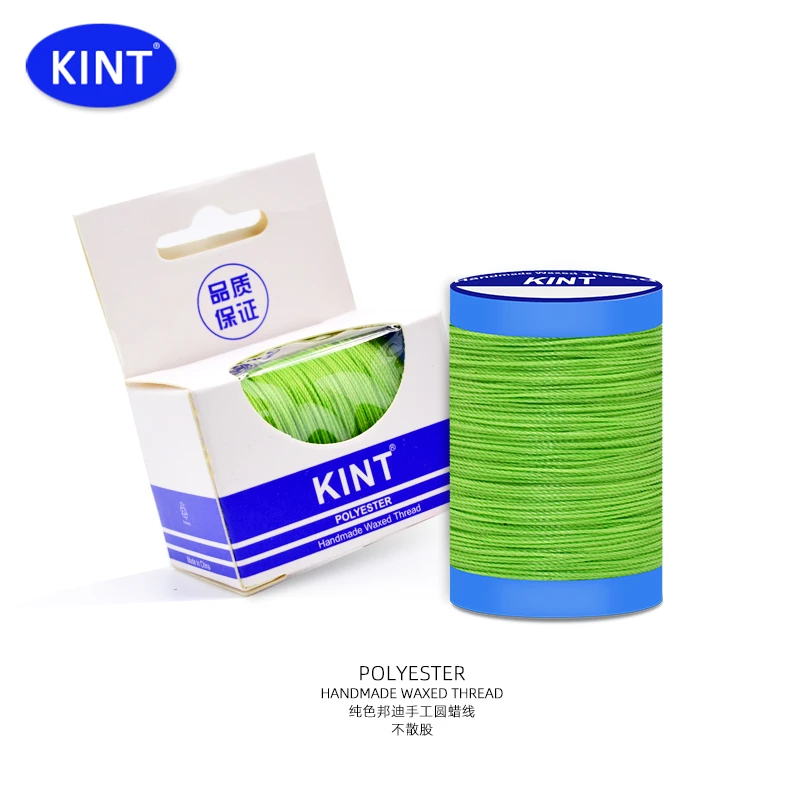 KINT/建达邦迪涤纶0.35mm圆蜡线纯色diy手工编织金刚结微芯圆蜡线