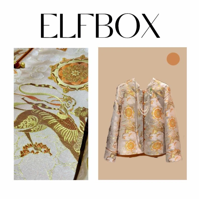 盈盈推荐《承虎飞天》2024新款百搭气质时尚新中式宋锦外套2642