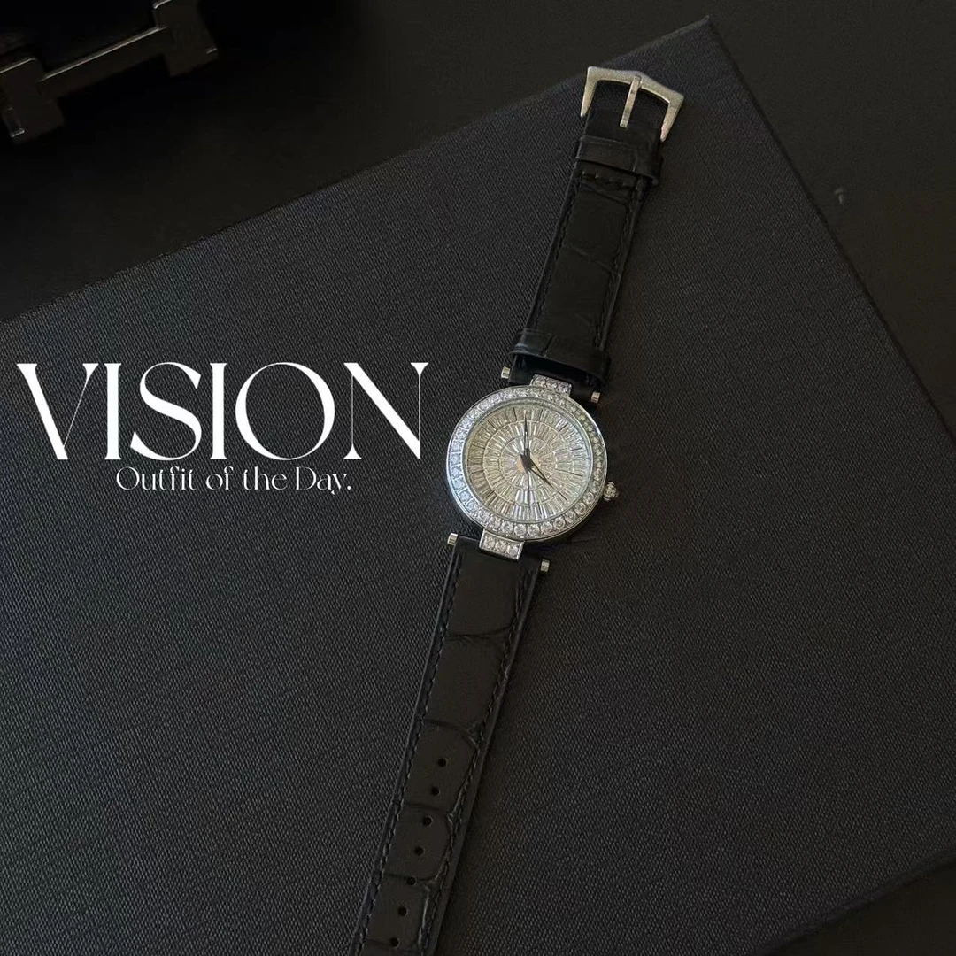 【满天星】2025新款时尚百搭防水正品镶钻满钻高奢女表-9650b