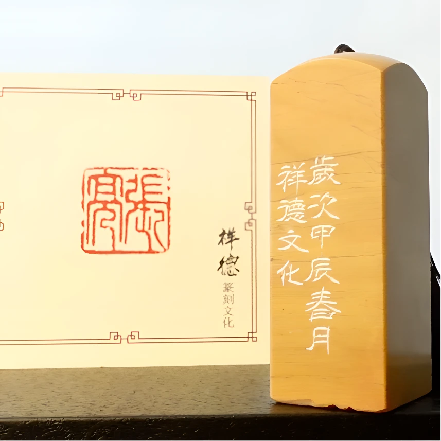 纯手工篆刻书法印章定制