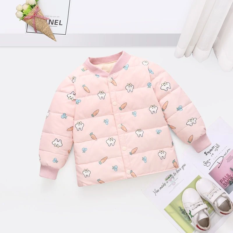 儿童羽绒服内胆男女童保暖洋气短款中小童宝宝轻薄内外穿外套冬季