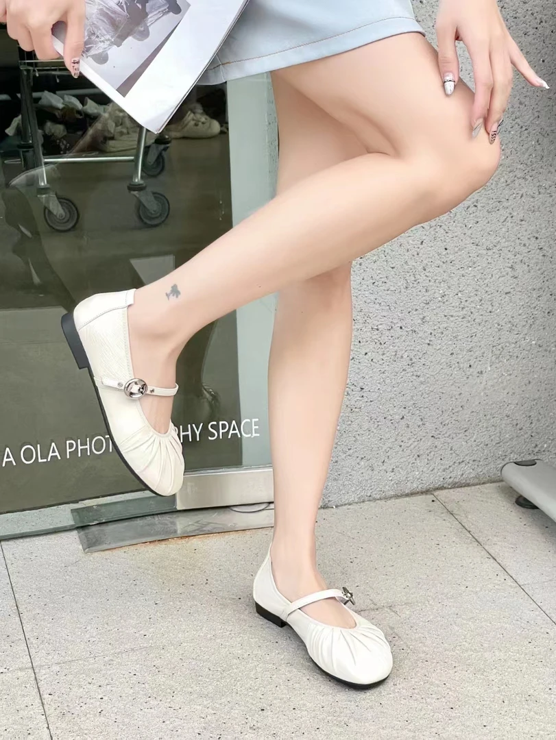 177 纯色时尚百搭气质舒适休闲鞋女2024爆款洋气  A41256  LI