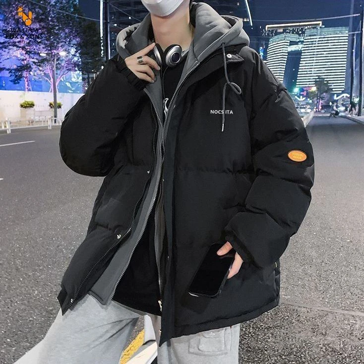 2023新款羽绒服羽绒服袄子男士秋冬季款加绒加厚男生面包冬天装晋
