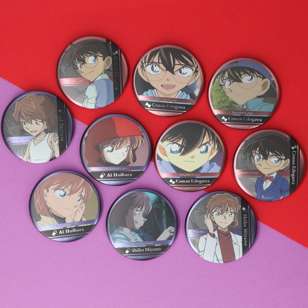 【名侦探柯南 默认初伤】名侦探柯南浮雕吧唧（代拆）