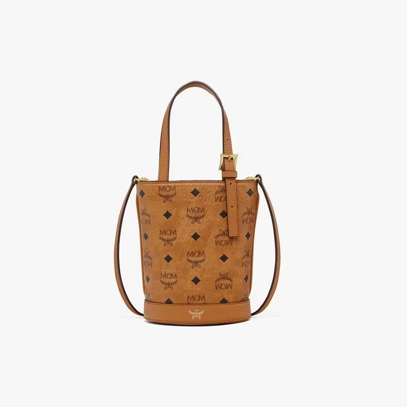 MCM【520礼物】AREN迷你托特包斜挎包水桶包女包