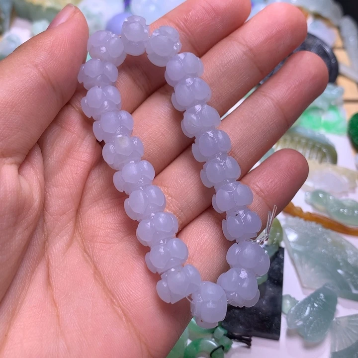 定制翡翠未镶嵌遥**鸢珠串