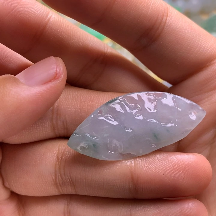定制翡翠未镶嵌叶子
