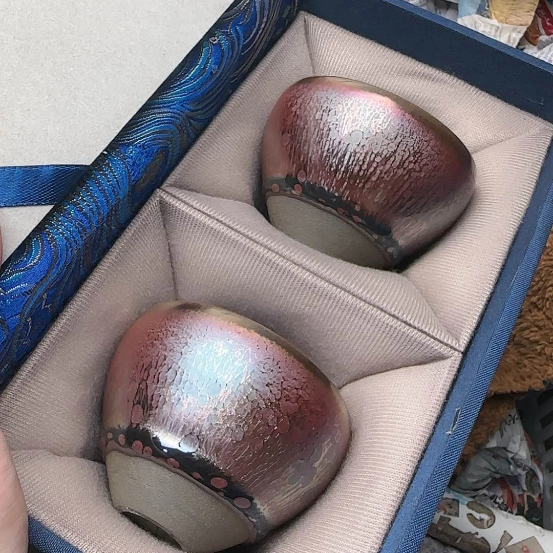 茶盏建盏主人杯一对