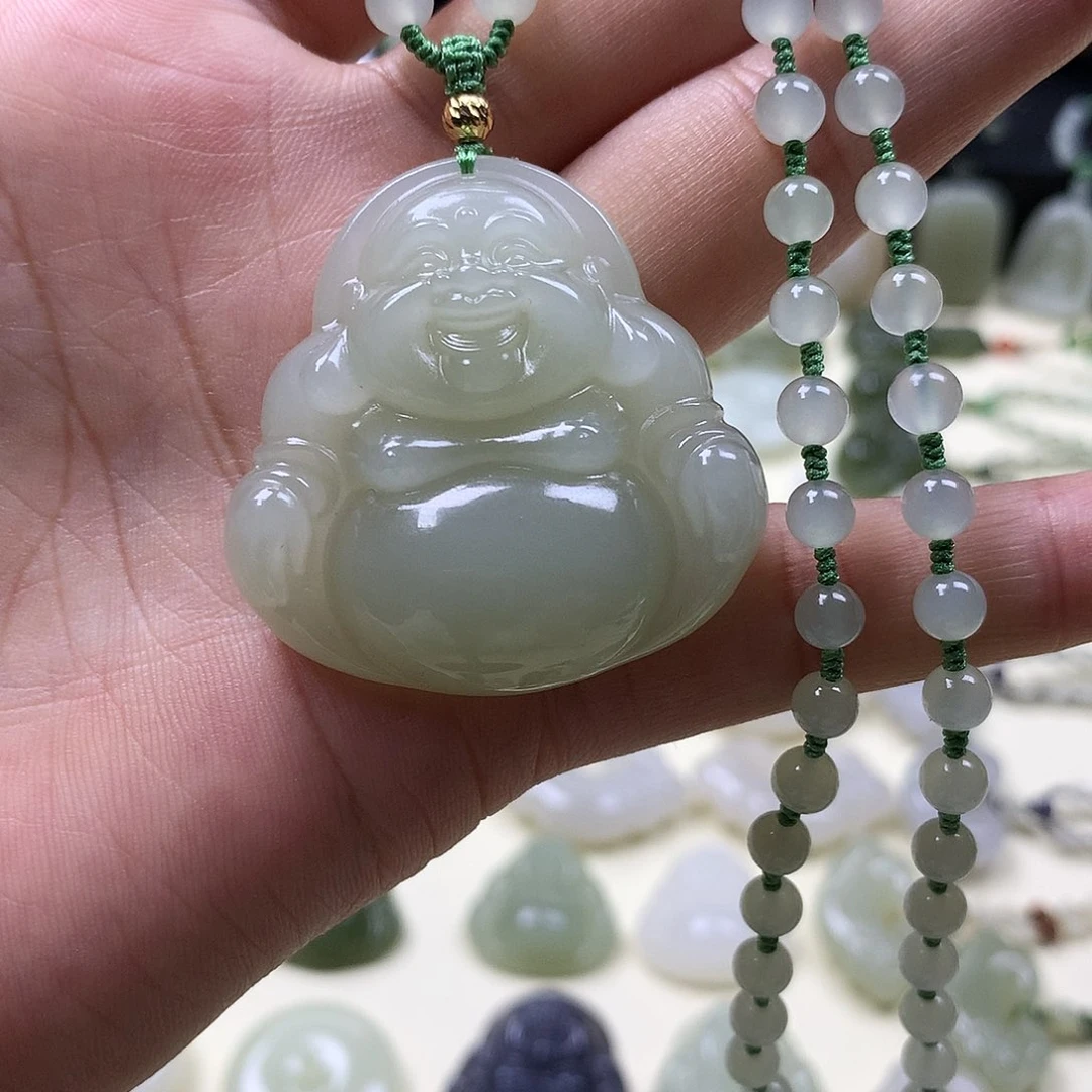 和田玉吊坠(不含链)未镶嵌