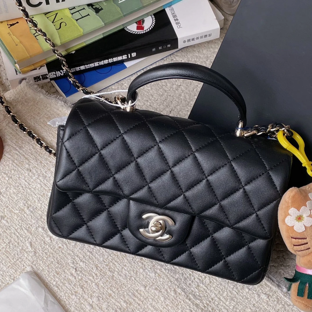 99新 Chanel/香奈儿 手柄大mini芯片款CG6-0210