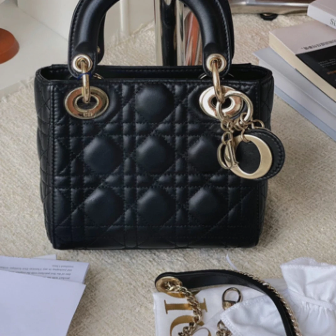 99新 DIOR/迪奥 黑金戴妃三格BJM10-1351