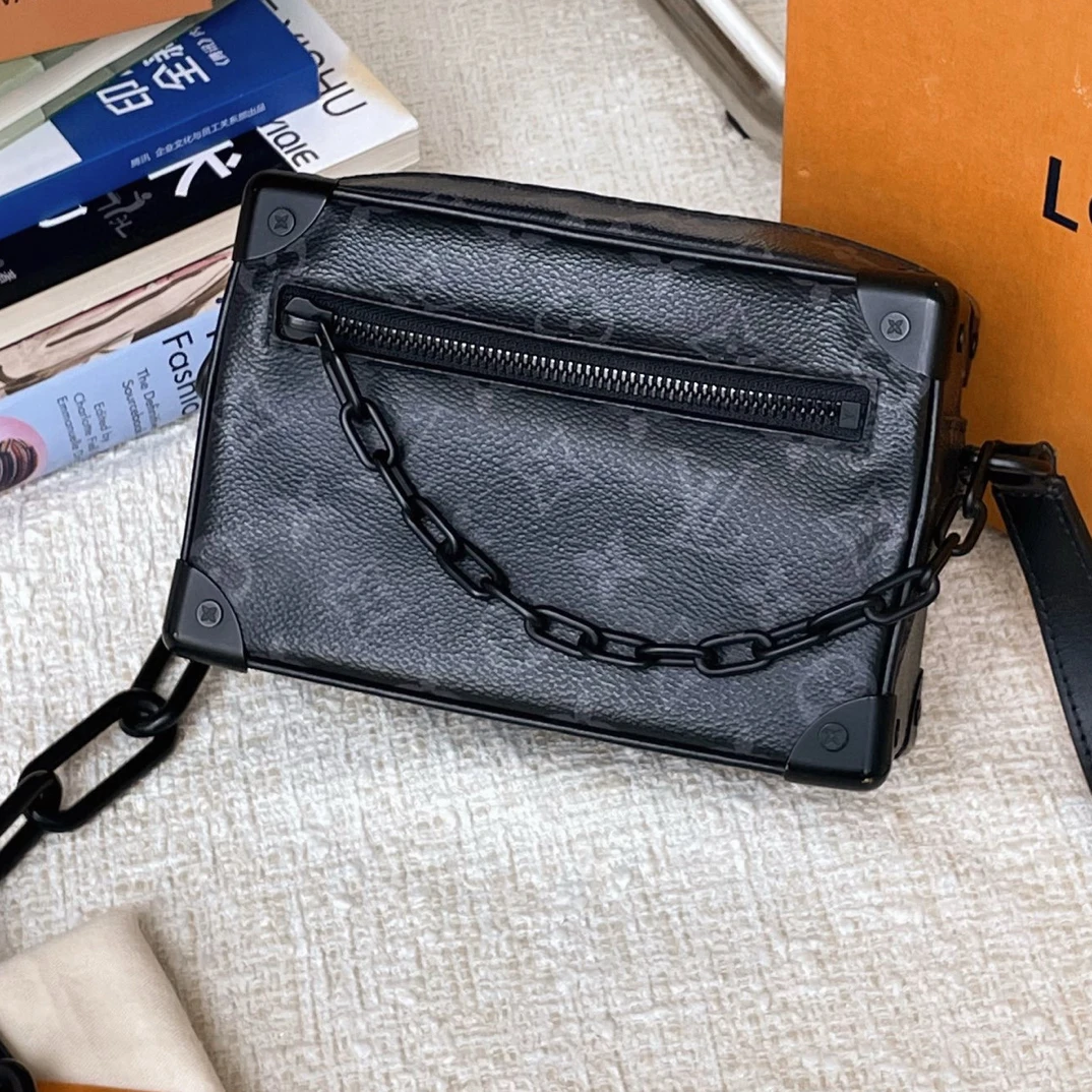 99新 LouisVuitton/路易威登 LV黑老花盒子包 BJM10-1192