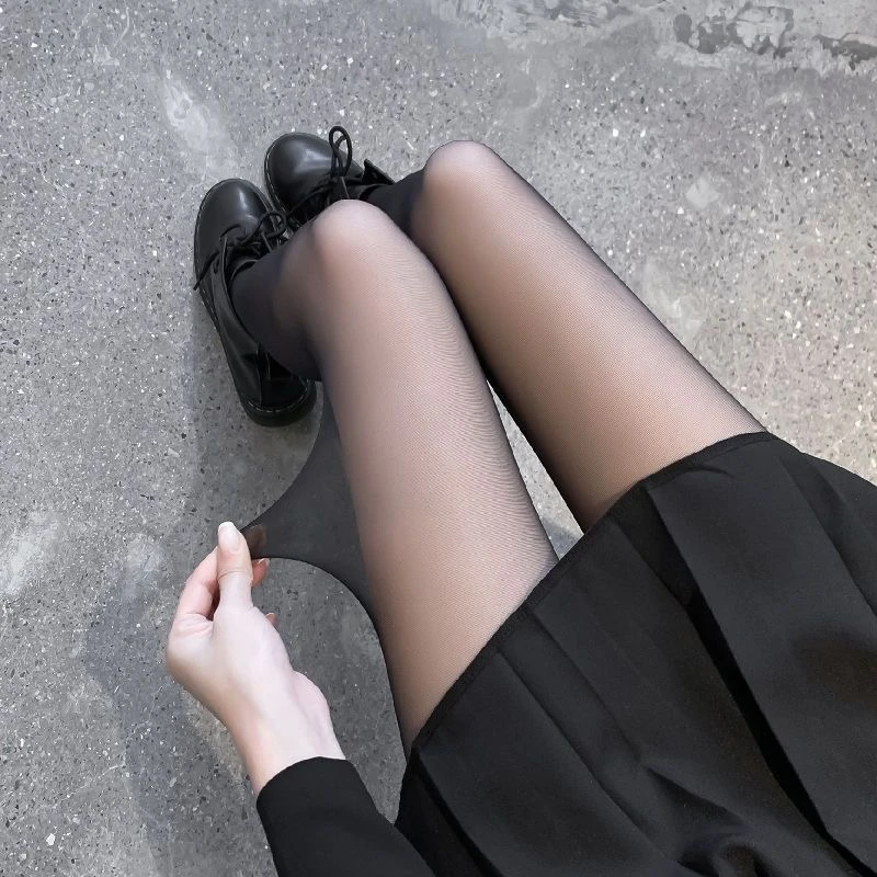 黑丝袜女夏季超薄黑丝网红春秋肉色性感连裤袜学生打底袜显瘦勾丝