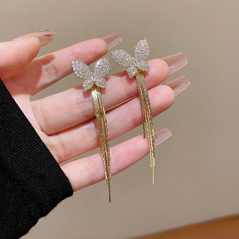 铜合金耳饰 【O49】气质轻奢百搭简约简约优雅精致网红设计师耳环