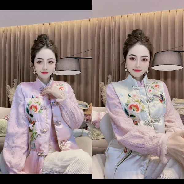 SS.studio/双双：“温婉可人”2023高级感新中式国风刺绣百搭马甲