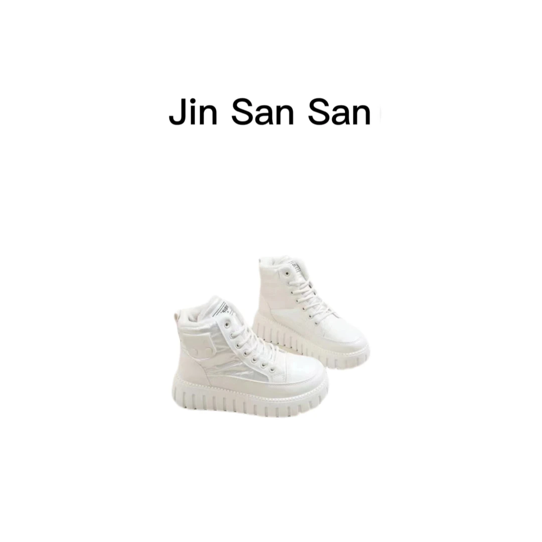 【金三三】2024冬季舒适新款时尚高邦运动鞋休闲鞋F7041