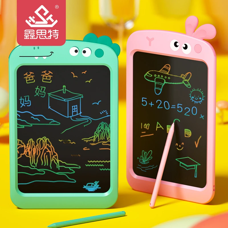 儿童卡通液晶画板电子写字板一键清除液晶手写板小兔子画板彩色儿