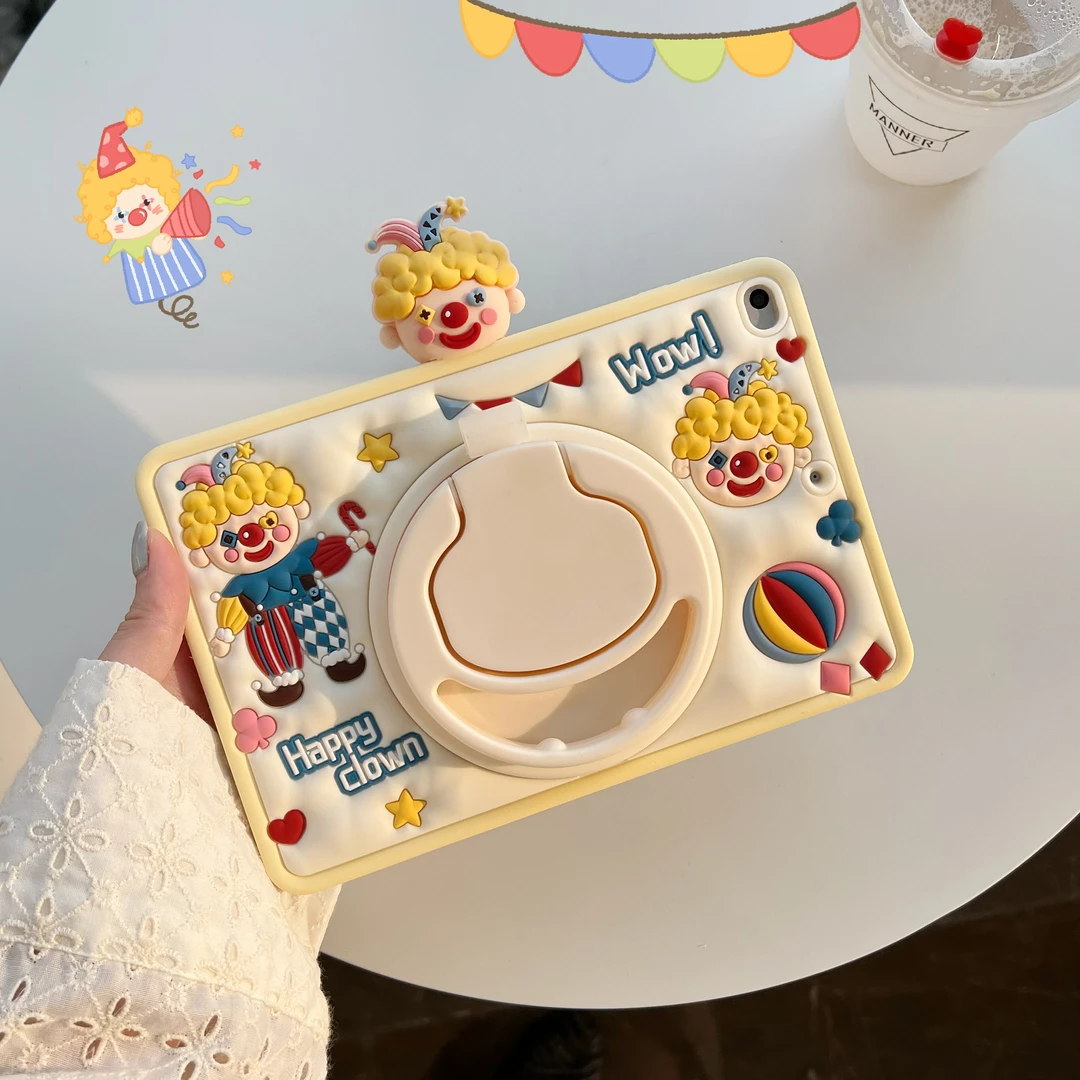 卡通适用iPad10.9平板保护套pro11寸全包防摔10.2硅胶软壳女mini6