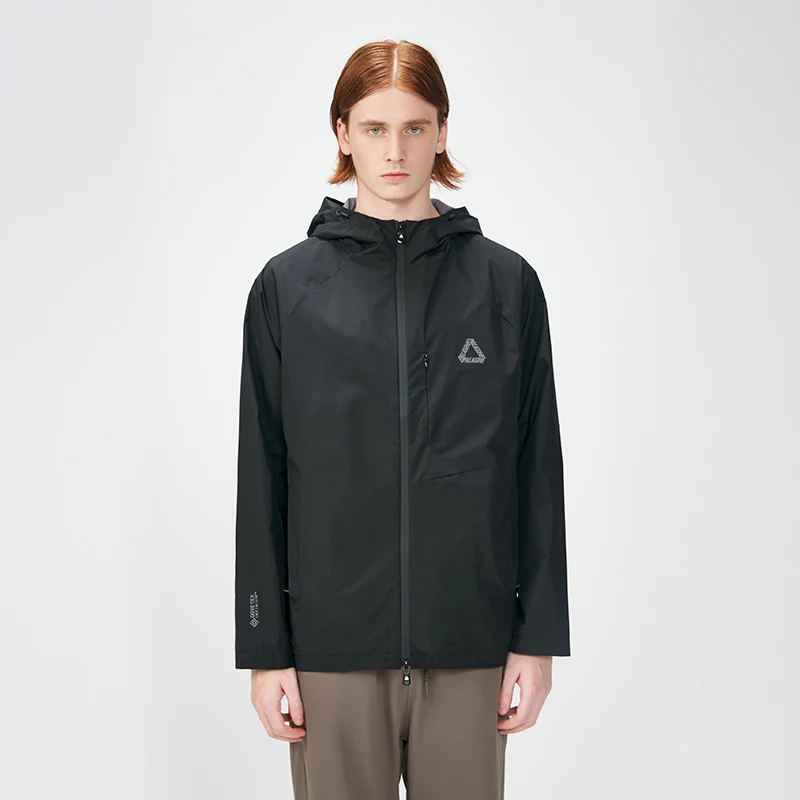 线下1580！男女情侣户外防水防风开衫连帽冲锋衣式外套6625