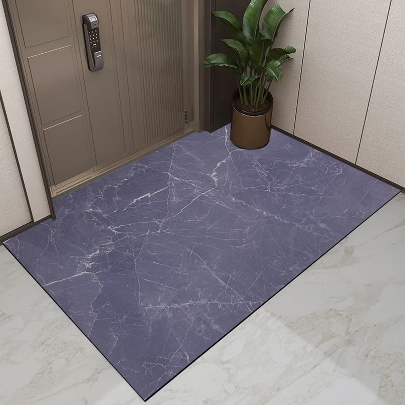 硅藻泥定制浴室门口吸水地毯防滑入户进门地垫走廊玄关耐脏地毯